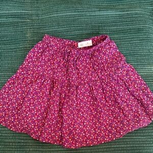 Zara Pink Floral Skater Skirt